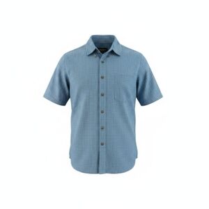 Eddie Bauer Blue Relaxed Fit Button Down Shirt Size Small